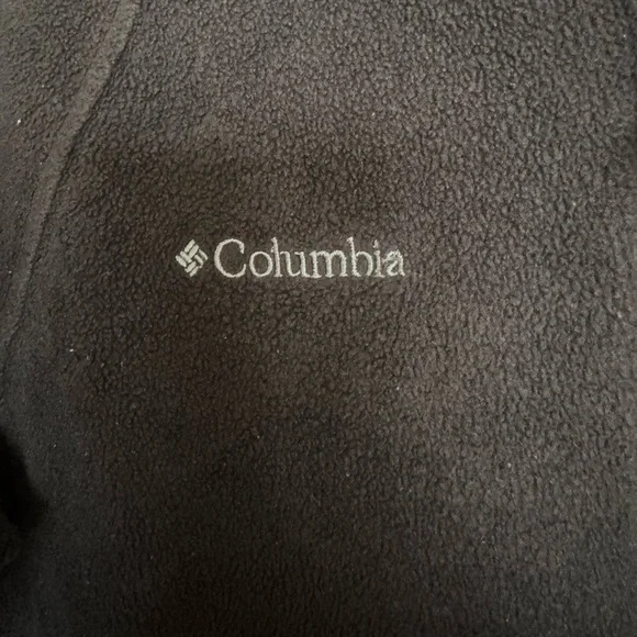 EUC Women’s Columbia Heavenly Lake Tahoe Black Fleece Zip Up Jacket Size Small - Picture 3 of 6